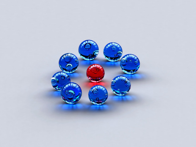 Blue red balls red ball #3 free wallpaper for desktop - medium preview image