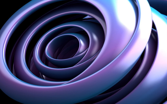 Pretty blue purple swirl design free wallpaper for desktop - medium preview image