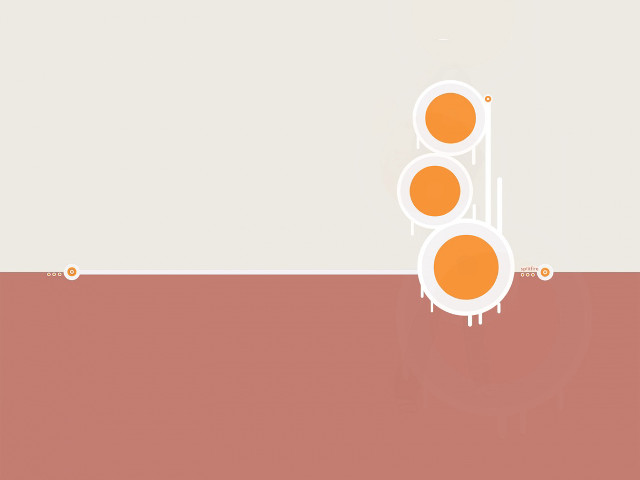 Traffic light orange dots white #2 free wallpaper for desktop - medium preview image