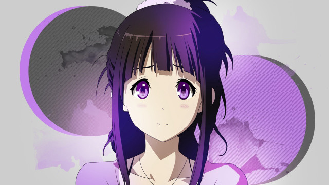 Purple girl rayonism kyoto animation free wallpaper for desktop - medium preview image