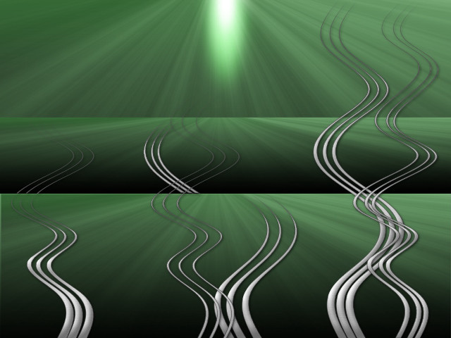 Green background white line pattern free wallpaper for desktop - medium preview image