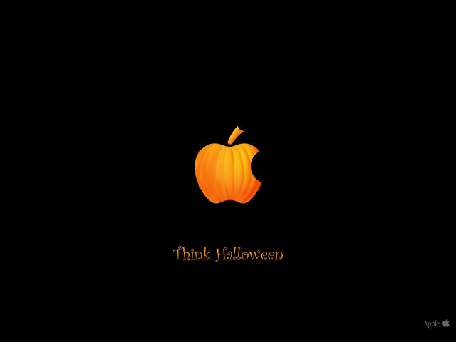 Black background apple logo gold free wallpaper for desktop - medium preview image