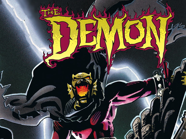 Demon sword comic book cover free wallpaper for desktop - medium preview image