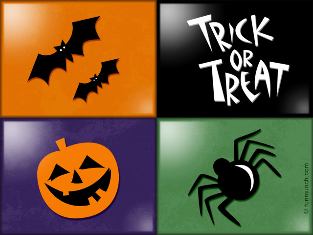 Halloween themed images with spider #3 free wallpaper for desktop - medium preview image