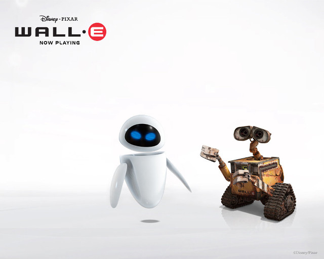 Robot holding cellphone camera back free wallpaper for desktop - medium preview image