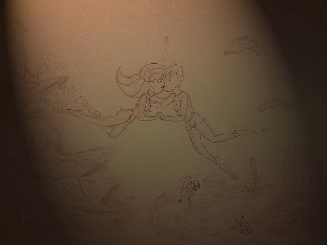 Woman flying cat bird air free wallpaper for desktop - medium preview image