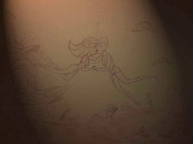 Woman flying cat bird air #3 free wallpaper for desktop - medium preview image