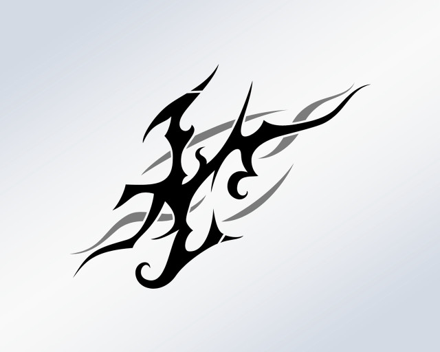 Black white tattoo design bird free wallpaper for desktop - medium preview image