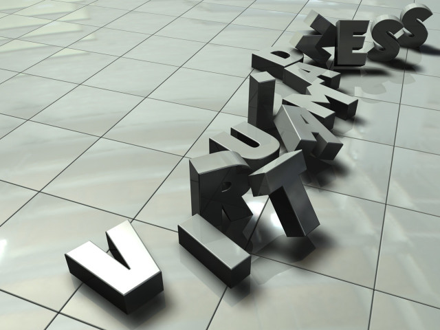 Metal letters tile floor white free wallpaper for desktop - medium preview image