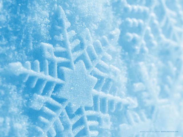 Snowflake pattern glass surface blue free wallpaper for desktop - medium preview image