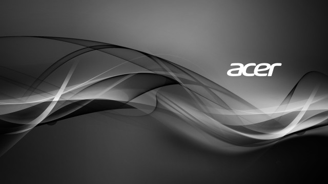 Black white abstract background acer free wallpaper for desktop - medium preview image