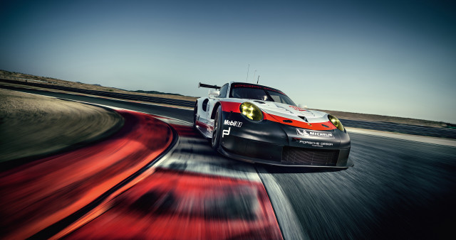 Car race track motion blur free wallpaper for desktop - medium preview image