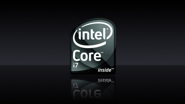Intel core logo black background #2 free wallpaper for desktop - medium preview image