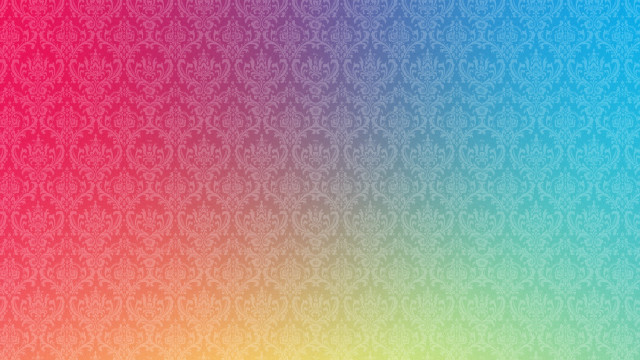 Colorful background flower leaf pattern free wallpaper for desktop - medium preview image