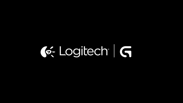 Black white logo logitech side free wallpaper for desktop - medium preview image
