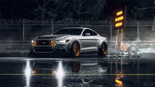 Mustang 3d render photorealistic eddie free wallpaper for desktop - medium preview image