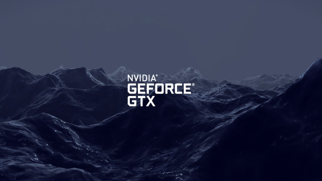 Mountain nvidia geforce gtx dark free wallpaper for desktop - medium preview image