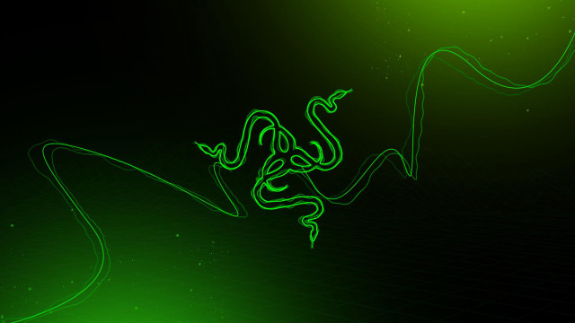Green snake black background green #2 free wallpaper for desktop - medium preview image