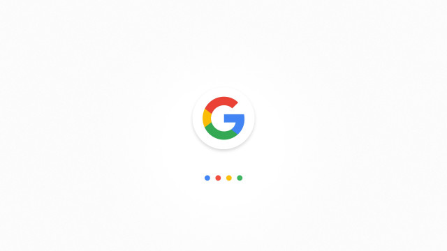 Google logo colored dots white free wallpaper for desktop - medium preview image