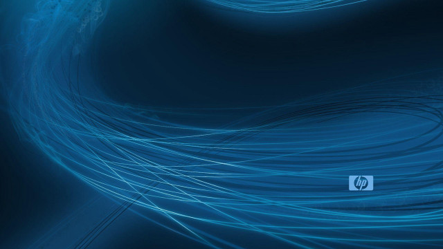 Blue background white logo blue #2 free wallpaper for desktop - medium preview image