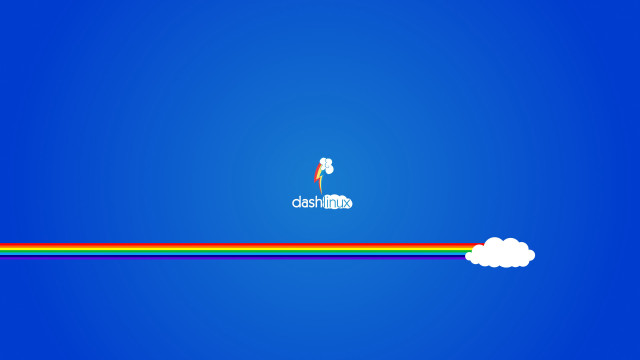 Rainbow line person horse cloud free wallpaper for desktop - medium preview image