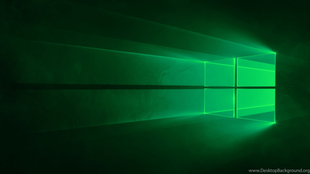 Green light window dark room free wallpaper for desktop - medium preview image