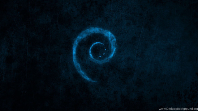 Dark blue swirl black background free wallpaper for desktop - medium preview image