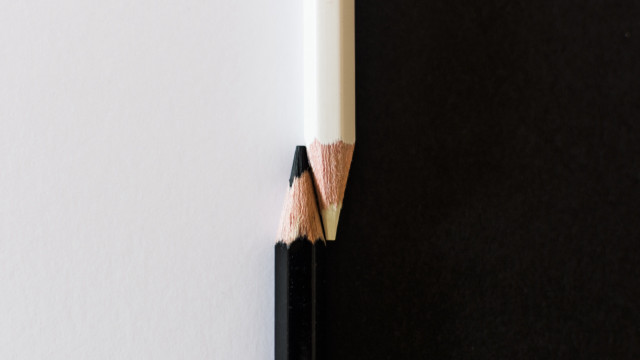 Pencil white paper black eraser free wallpaper for desktop - medium preview image