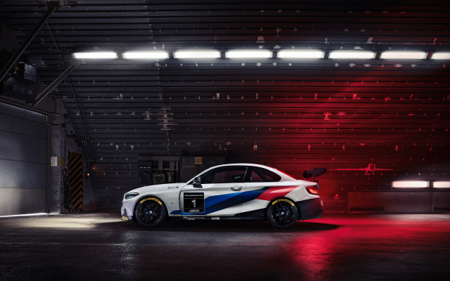 White car with blue free wallpaper for desktop - medium preview image