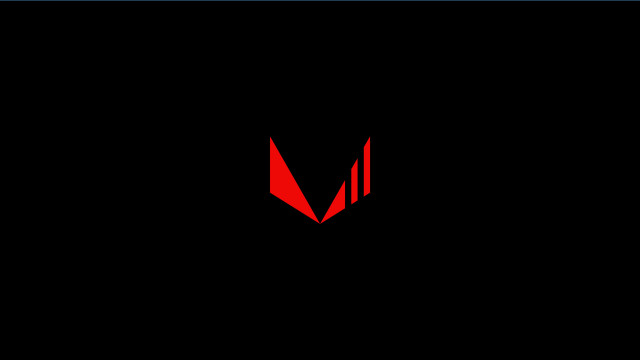 Red black logo blue border free wallpaper for desktop - medium preview image