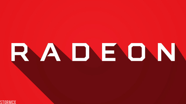 Shadow radeon red background white free wallpaper for desktop - medium preview image