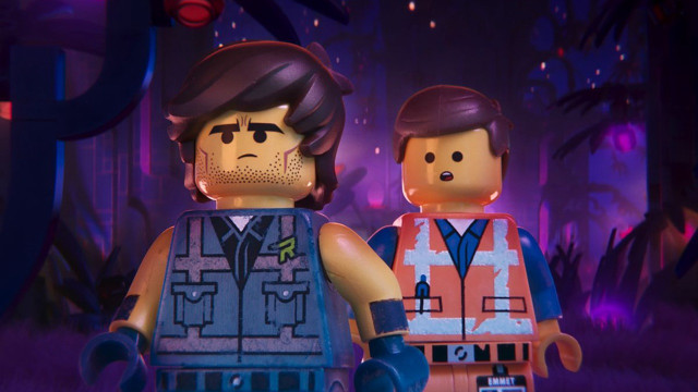 Lego movie scene two people free wallpaper for desktop - medium preview image