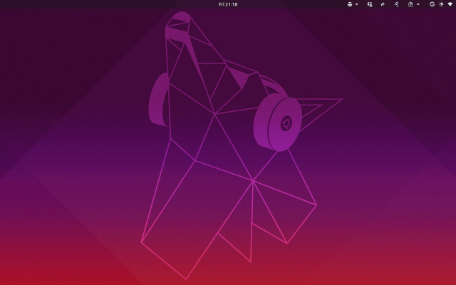 Purple red cat head circular free wallpaper for desktop - medium preview image