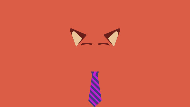 Red purple black tie cat free wallpaper for desktop - medium preview image