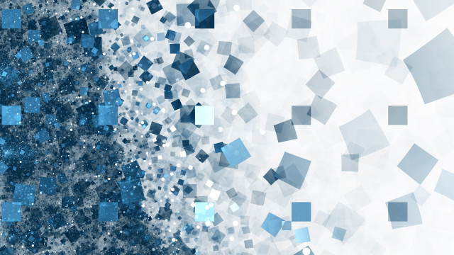 Blue white abstract background squares free wallpaper for desktop - medium preview image