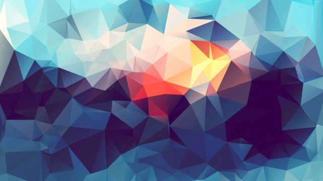 Colorful abstract background triangle pattern free wallpaper for desktop - medium preview image