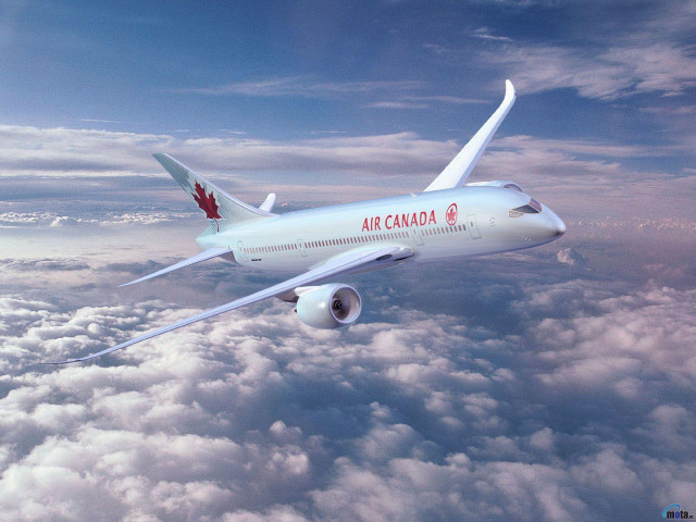 Air canada plane clouds canadian free wallpaper for desktop - medium preview image