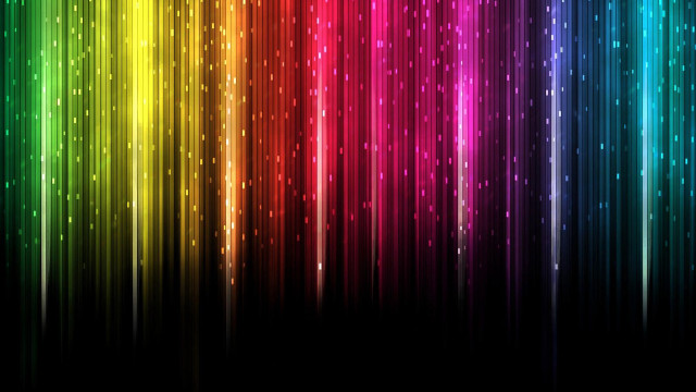 Rainbow colored background stars lines free wallpaper for desktop - medium preview image