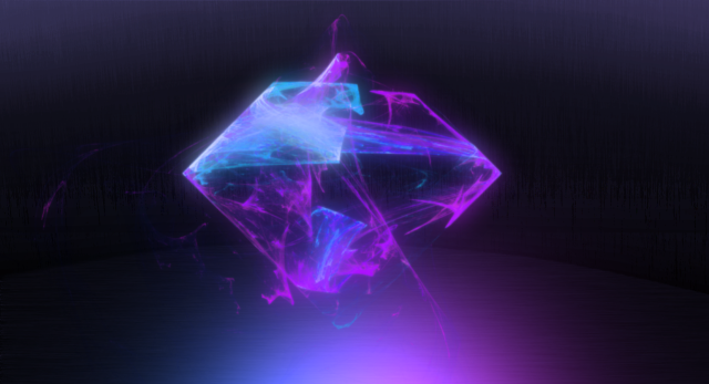 Purple blue diamond black background free wallpaper for desktop - medium preview image