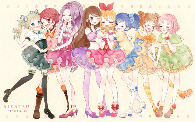 Group girls dresses boots holding free wallpaper for desktop - medium preview image