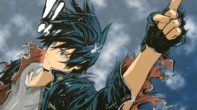 Man gun pointing air hand free wallpaper for desktop - medium preview image