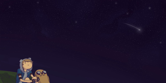 Person holding dog night sky free wallpaper for desktop - medium preview image