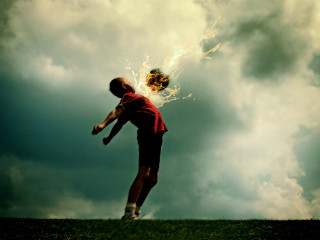 Man throwing ball fireball hand - a fireball free wallpaper