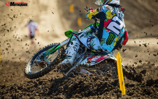 Dirt bike riding track yellow - brian fies free wallpaper