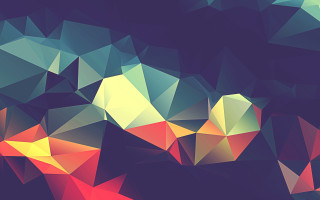 Colorful abstract background triangles black 2 - colorful abstract background free wallpaper