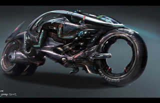 Futuristic motorcycle afrofuturism concept cedricseaut - a futuristic motorcycle free wallpaper