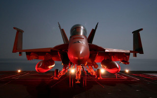 Red silver jet airport runway - donald sherwood free wallpaper for desktop