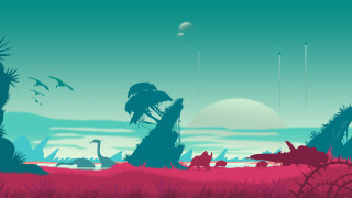 Dinosaur scene field grass plants - adam rex free wallpaper