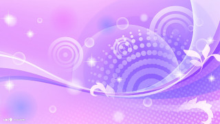 Purple background bubbles stars swirly - chiho aoshima free wallpaper