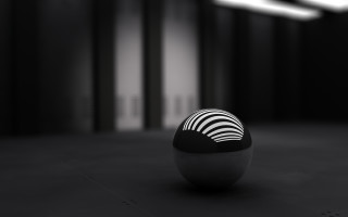 Black white photo ball room 2 - op art free wallpaper for desktop
